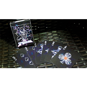 Avengers Spider-Man Neon Playing Cards