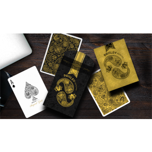 Paisley Magical Gold Playing Cards by Dutch Card House Company