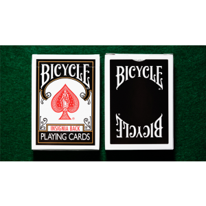 Bicycle Insignia Back (Black) Playing Cards