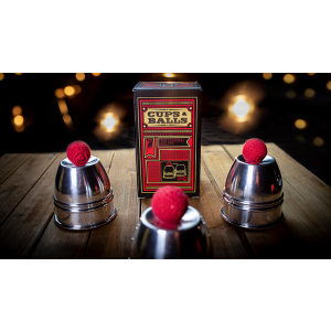 CUPS and BALLS Aluminum (Gimmicks and Instructions) by Murphy's Magic  - Trick