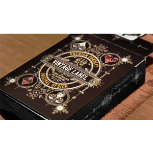 Vintage Label Playing Cards (Private Reserve White) by Craig Maidment
