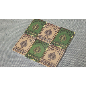 Bicycle Tactical Field Green Camo/Brown Camo (6 Decks) by US Playing Card Co