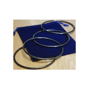 Expansion Set in Black Chrome (Gimmick and Online Instructions) by Matthew Garrett - Trick