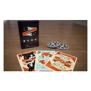 Woodland (black) Playing Cards