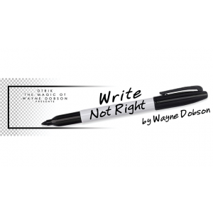 Write, Not Right Sharpie (Gimmicks and Online Instructions) by Wayne Dobson - Trick