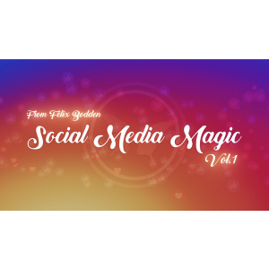 Social Media Magic Volume 1 (DVD and Gimmicks) by Felix Bodden - DVD