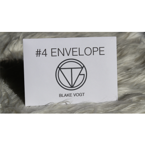 Number 4 Envelope (Gimmicks and Online Instructions) by Blake Vogt - Trick