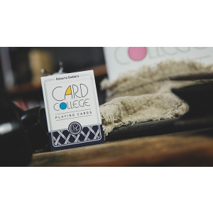 Card College (Blue) Playing Cards by Robert Giobbi and Ark Playing Cards