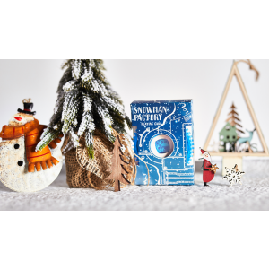 Snowman Factory Playing Cards by Bocopo