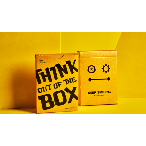 Keep Smiling Pearl Gold V2 Playing Cards by Bocopo