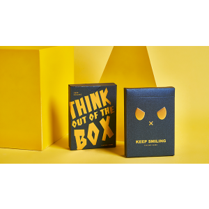 Keep Smiling Blue V2 Playing Cards by Bocopo