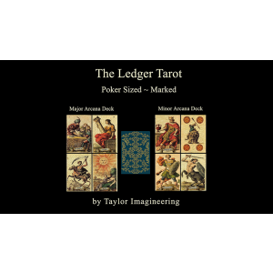 Ledger Major and Minor (2 decks and Online Instructions) Arcana Deck Poker Sized by Taylor Imagineering