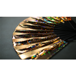 Appearing SnowStorming Fan V2 (Gold Hologram) by Victor Voitko (Gimmick and Online Instructions) - Trick