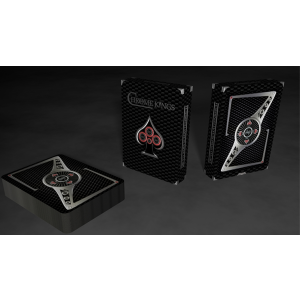 Chrome Kings Carbon Playing Cards (Standard)
