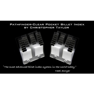 The Path-Finder Clear Pocket Index Pair (Gimmick and Online Instructions) by Christopher Taylor - Trick