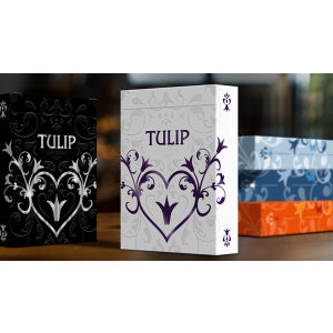 Purple Tulip Playing Cards Dutch Card House Company