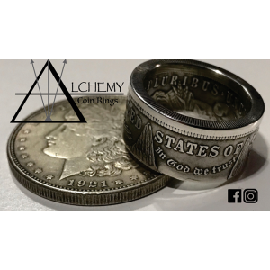 Kennedy Half Dollar Ring (Size: 10) by Alchemy Coin Rings - Trick