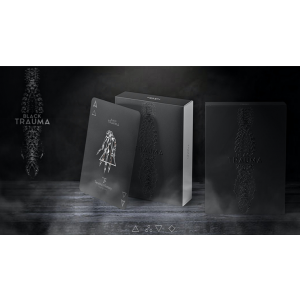 Black Trauma Playing Cards