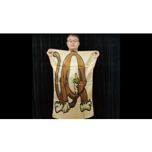 Character Silk (Hungry Monkey) 35 X 43  by JL Magic - Trick