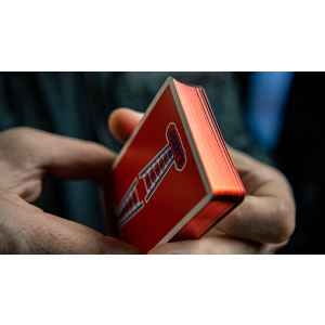 Gilded Vintage Feel Jerry's Nuggets (Red) Playing Cards