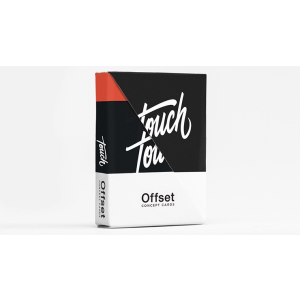 Offset Orange Playing Cards by Cardistry Touch