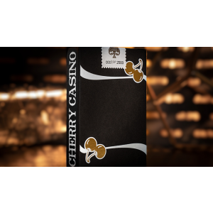 Limited Edition Cherry Casino (Monte Carlo Black and Gold) Numbered Seals Playing Cards by Pure Imagination Projects