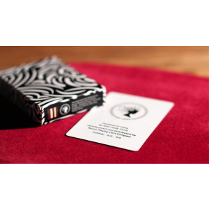 Turbulence (Black) Playing Cards