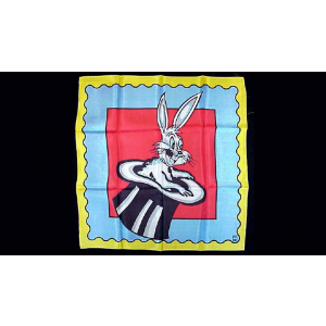Rice Picture Silk 18" (Rabbit in Hat) by Silk King Studios - Trick