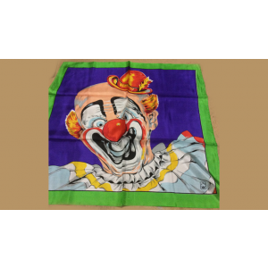 Rice Picture Silk 27" (Circus Clown) by Silk King Studios - Trick