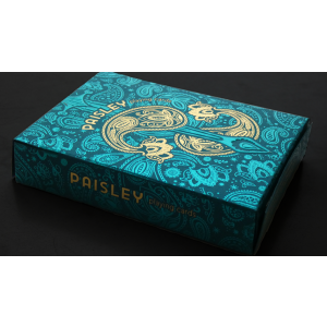 Paisley Royals (Teal) Playing Cards by Dutch Card House Company