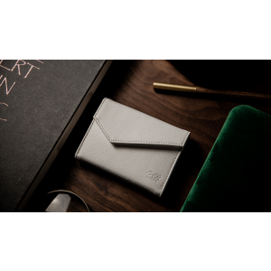 Luxury Leather Playing Card Carrier (White) by TCC - Trick