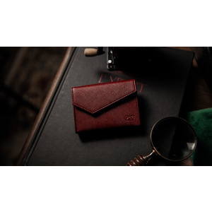 Luxury Leather Playing Card Carrier (Red) by TCC - Trick