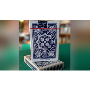 Experts Thin Crushed Printed on Web Press Tally Ho Fan Back (Blue) Playing Cards