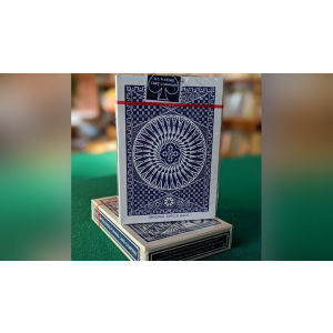 Experts Thin Crushed Printed on Web Press Tally Ho Circle Back (Blue) Playing Cards