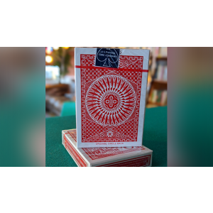 Experts Thin Crushed Printed on Web Press Tally Ho Circle Back (Red) Playing Cards