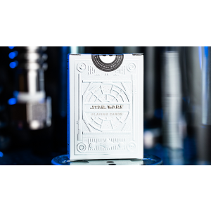 Star Wars Light Side Silver Edition Playing Cards (White) by theory11