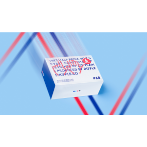 Half Brick (6 Decks) HYPER NEON Playing Cards by Riffle Shuffle