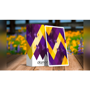 Diamon Playing Cards N° 14 Purple Star Playing Cards by Dutch Card House Company