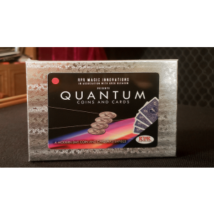Quantum Coins (Euro 50 cent Blue Card) Gimmicks and Online Instructions by Greg Gleason and RPR Magic Innovations