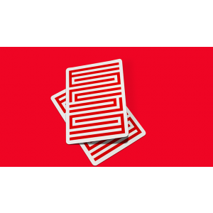 Red Enigma Playing Cards