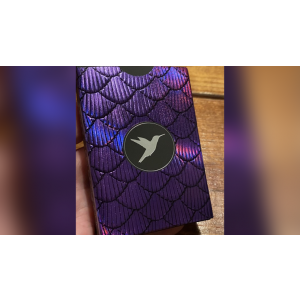 Marvelous Hummingbird Feathers (Purple) Playing Cards by Marvelous Decks