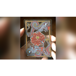 Dragon Transparent Playing Cards (Classic Silver)