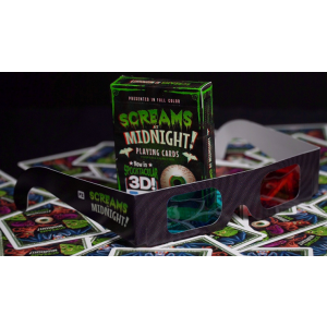 Screams at Midnight Playing Cards (3D-Glasses INCLUDED)