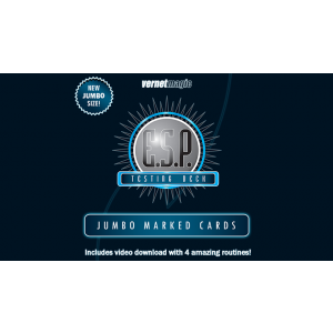 E.S.P. Jumbo Testing Cards (Gimmicks and Online Instructions) by Vernet Magic - Trick
