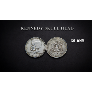 KENNEDY SKULL HEAD COIN by Men Zi  Magic