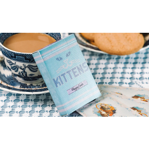 Blue Kittens Playing Cards