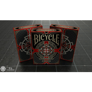 Bicycle Stronghold Crimson Playing Cards