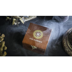 Five Elements Playing Cards Wooden Collection Set with 5 Dice by TCC