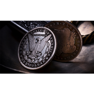 Skymember Presents Monarch (Morgan) un-gimmicked Coin Set Only by Avi Yap - Trick