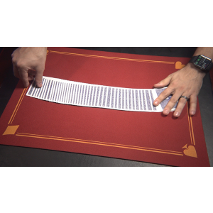 Standard Close-Up PIP Pad 11X16 (Red) by Murphy's Magic Supplies - Trick